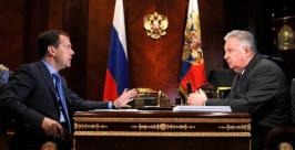 встреча Медведева с Ишаевым http://www.dfo.gov.ru/
