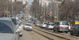 Пробки в центре Хабаровска А. Сутурин