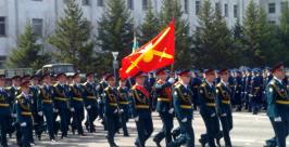 репетиция Парада Победы в Хабаровске Алла Шпарейчук