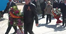 Возложение цветов Пресс-служба "Хабаровской генерации"