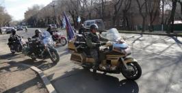 Байкеры из клуба "Рыси Амура" Петр Молотов, РИА AmurMedia