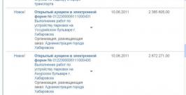 Заявки на аукцион А.Сутурин