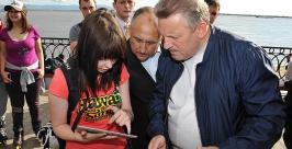 Встреча Вячеслава Шпорта с молодежью Валерий Спидлен