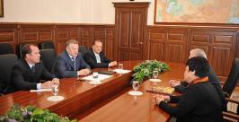Вячеслав Шпорт встретился с директором Государственного Эрмитажа Михаилом Пиотровским Андрей Свинчуков