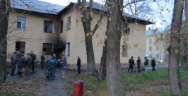 Пожар на Сунгарийской Пресс-служба ГУ МЧС по Хабаровскому краю