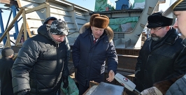 Вячеслав Шпорт на Большом Уссурийском Пресс-служба губернатора и правительства Хабаровского края