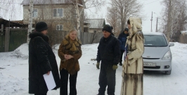 Встреча жителей улицы Дальняя с представителем администрации Анастасия Афанасенко
