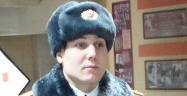 командир взвода роты почетного караула Илья Семич Роман Федоров