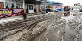Озеро у входа в супермаркет Анна Незнанова