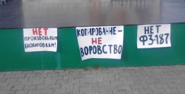 &quotПиратская партия России&quot провела пикет в Хабаровске Алексей Лесной