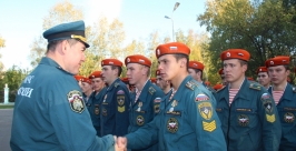 Награждение курсантов Пресс-служба ГУ МЧС РФ по Хабаровскому краю