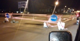 Сроки ликвидации огромного провала на улице П.Л. Морозова в Хабаровске пока не известны Корр. ИА AmurMedia