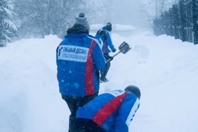 &quotСнежный десант&quot завершил свою работу в Хабаровском крае Пресс-служба комитета по делам молодежи правительства Хабаровского края