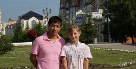 Чемпионка и ее тренер Анастасия Афанасенко