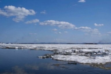 На реках Хабаровского края продолжается ледоход Вячеслав Реутов