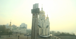 Густой дым окутал Хабаровск Роман Федоров, корр. ИА AmurMedia