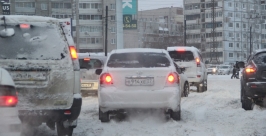 Автолюбители не могут проехать  по хабаровским трассам Юлия Короткова