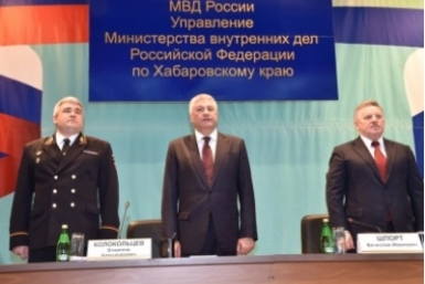 Владимир Колокольцев прибыл в Хабаровск Фото пресс-центра МВД России