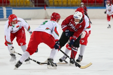 Беларусь расправилась со сборной Латвии на Чемпионате мира в Хабаровске Пресс-служба Чемпионата мира