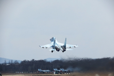 Истребители Су-35 перебазировались из Хабаровского края в Приморье Пресс-служба ВВО