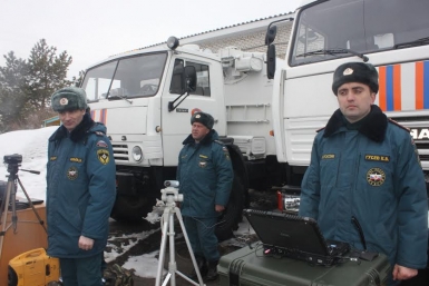 Смотр готовности сил и средств к паводковому периоду провели в Хабаровске Пресс-служба ГУ МЧС России по Хабаровскому краю
