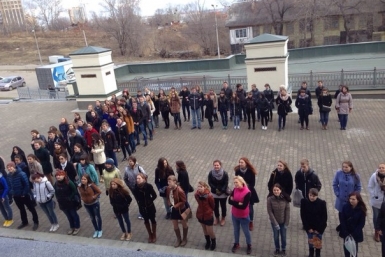 Первая репетиция акции &quotСпасибо за Победу!&quot состоялась в Хабаровске Официальный сайт православного молодежного движения &quotКурс Восток&quot