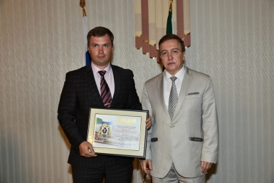 Торжественный прием посвященный Дню строителя состоялся в правительстве Хабаровского края Вячеслав Реутов