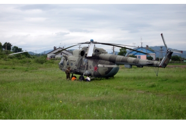 Упавший Ми-8 был коммерческим и к ведомству правительства Хабаровского края не относится Гречанюк Виталий, PrimaMedia