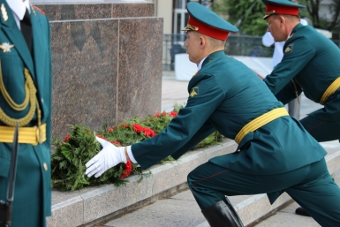 Состоялось торжественное открытие новой хабаровской площади &quotГород воинской славы&quot Евгений Никитенко, корр. ИА AmurMedia