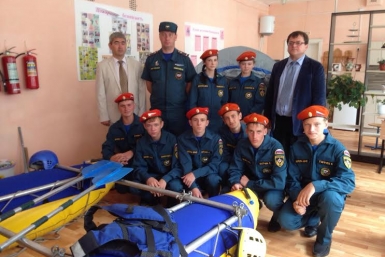 Новый кадетский класс открылся в Хабаровском крае   Пресс-служба ГУ МЧС России по Хабаровскому краю 