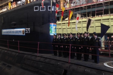 Дизельная подлодка, на которой побывала принцесса Малайзии, покинула цех в Комсомольске  Александра Мельник, корр. AmurMedia