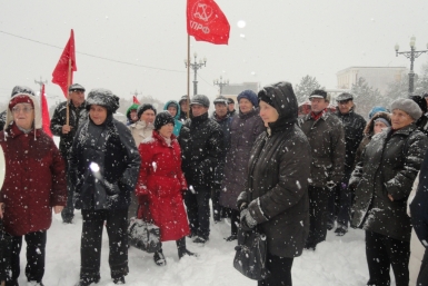 митинг на Комсомольской площади Юлия Рудакова