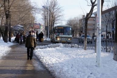 Хабаровчан в городском транспорте не устраивают грязные шторы, график работы и музыка Бойко Ольга, EAOmedia
