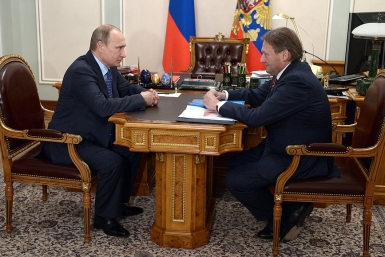 Владимир Путин и Борис Титов Официальный сайт Кремля
