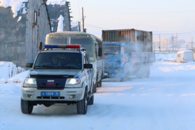 Автоколонна с оружием выехала из Якутска в Комсомольск-на-Амуре Пресс-служба МВД по Республике Саха (Якутия)