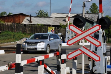 Ремонт железнодорожных переездов в Хабаровске осложнит жизнь автолюбителям  Оленникова Мария, IrkutskMedia